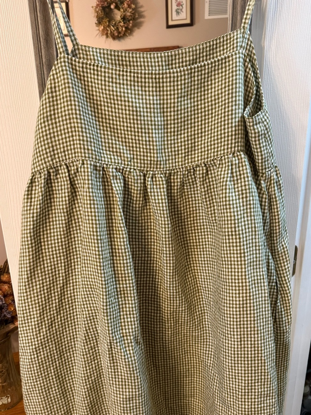 LinenFox Summer Gingham Dress - Picture 6 of 10